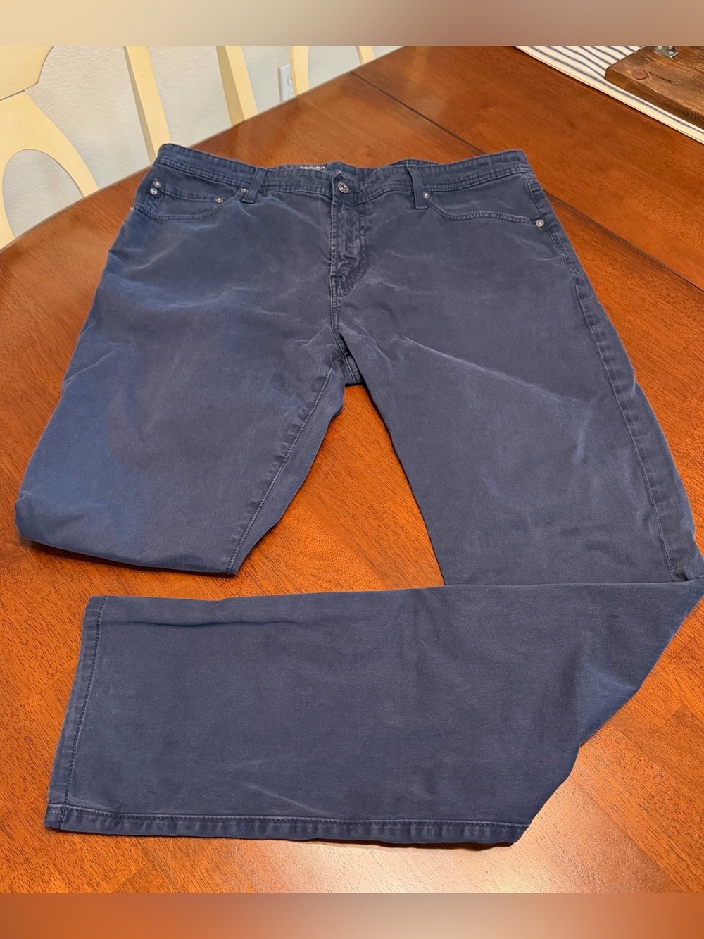 AG Adriano Goldschmied The Everett Pants SUD Mens 38x36 Dark Blue Slim Straight